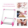 (US Local)Embroidery Frame Universal Clip Plastic Rack Cross Stitch Hoop Stand Holder