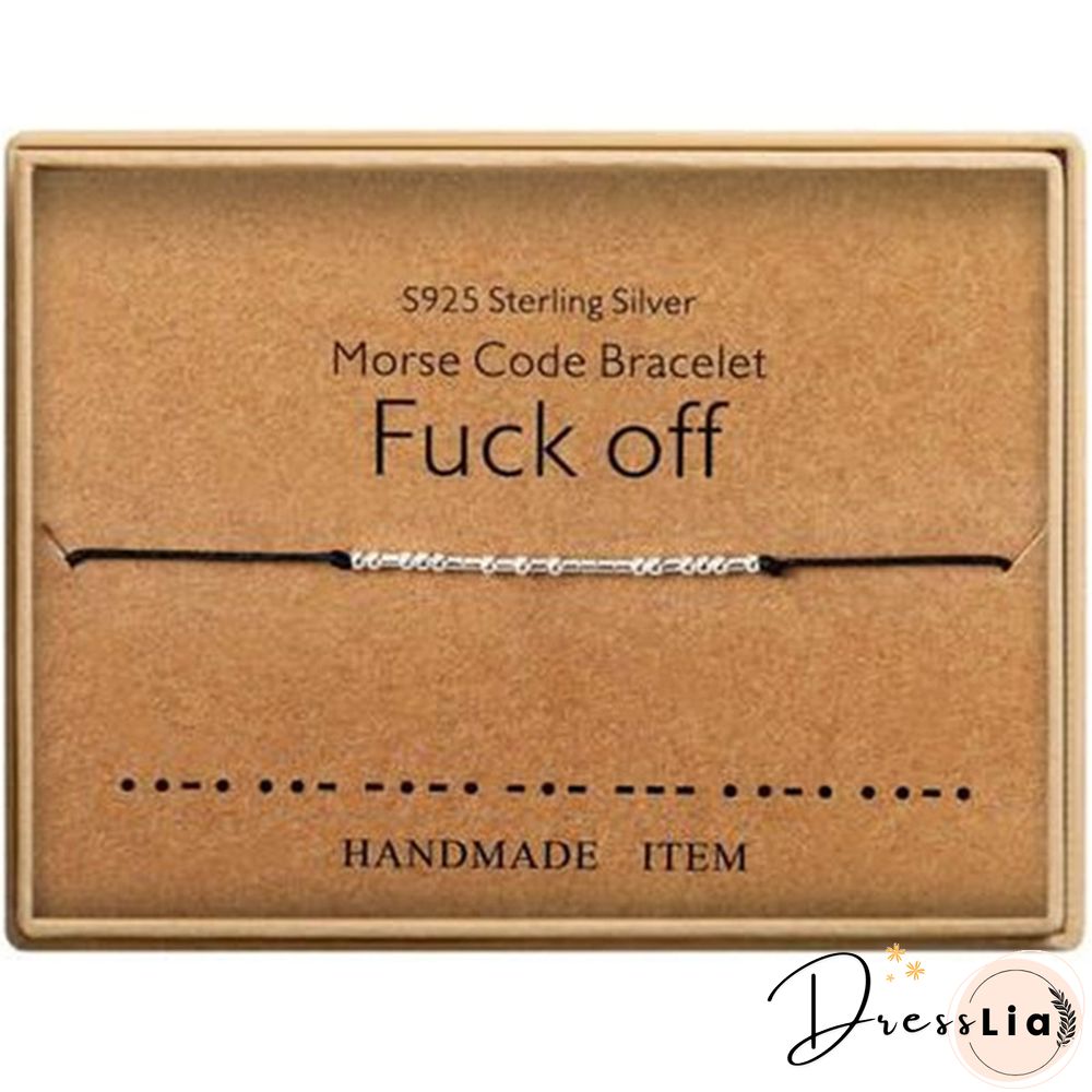 Fashion Bracelet Sterling Silver Beads On Silk I Love You Bracelet Gift Jewelry For Girls