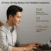 BT 5.4 Lapel-Clip Neckband Earbuds Rechargeable Sound Amplifiers Headphones Lightweigth Hearing Aids Earphones for Sport/Cycling/Travel/Live Streaming/Sleep