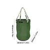 Canvas Tool Bucket Bag with Plastic Bottom Aerial Work Tool Bag for Electrician