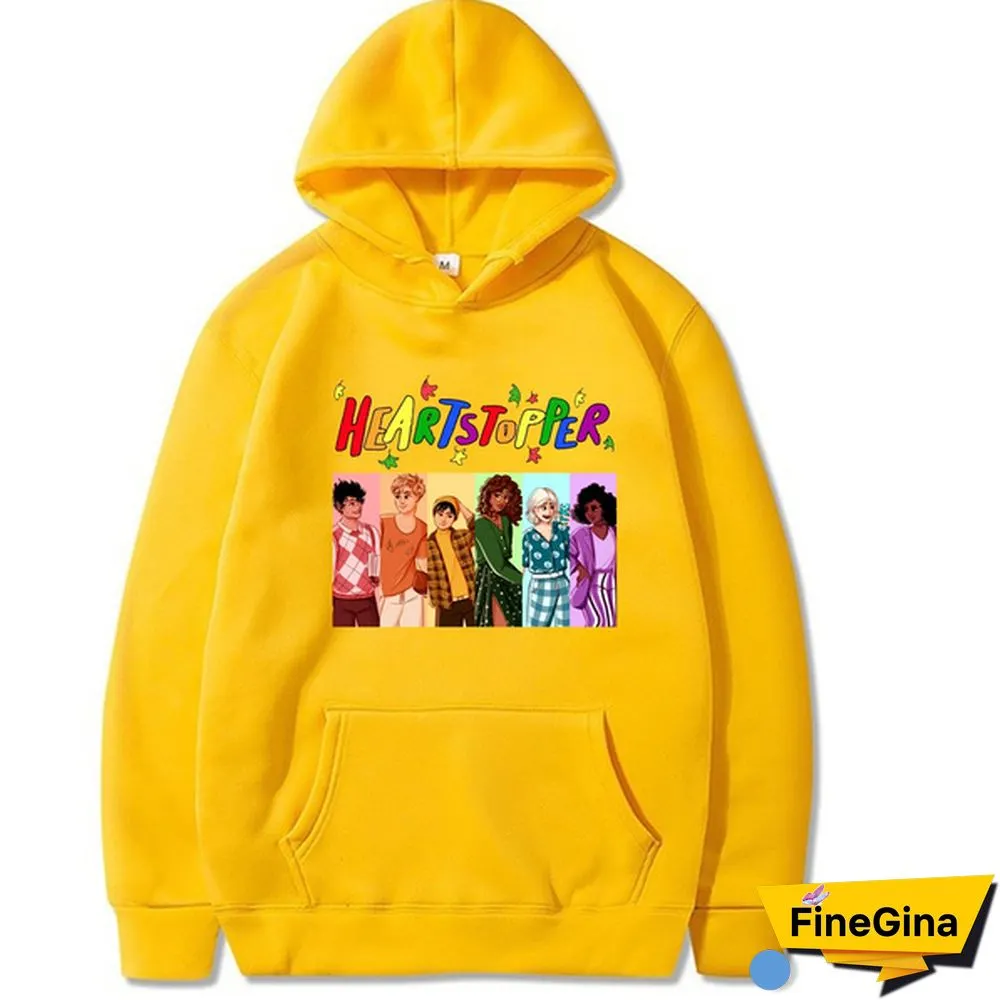 Heartstopper Nick Hoodie Gay Pride June Sweatshirts Cozy Tops Sudadera Felpa Moletom