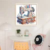 Sewing Machine - 14CT Stamped Cross Stitch - 40*40cm