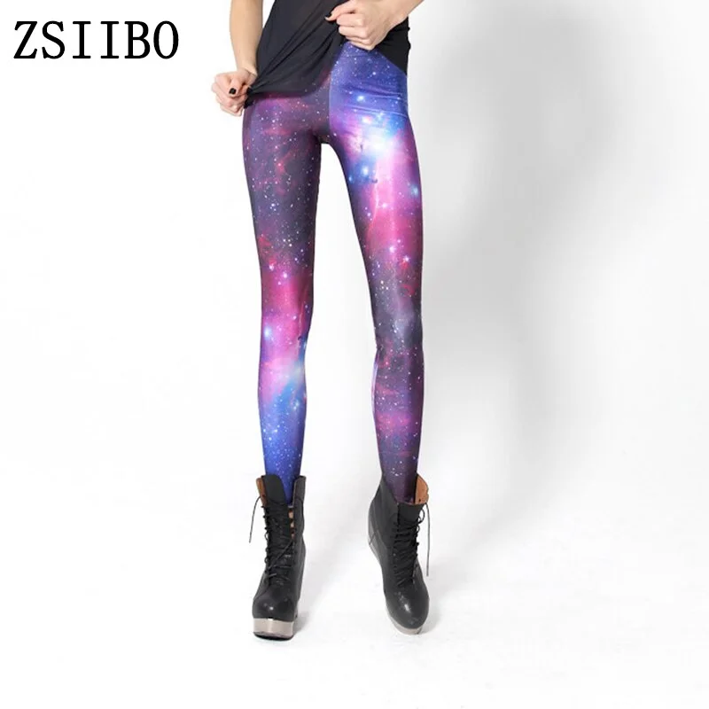 New Design Cosmic Space Printed Leggings Sexy Fitness Women Fashion Gothic Creative Shape Slim Popular Pants