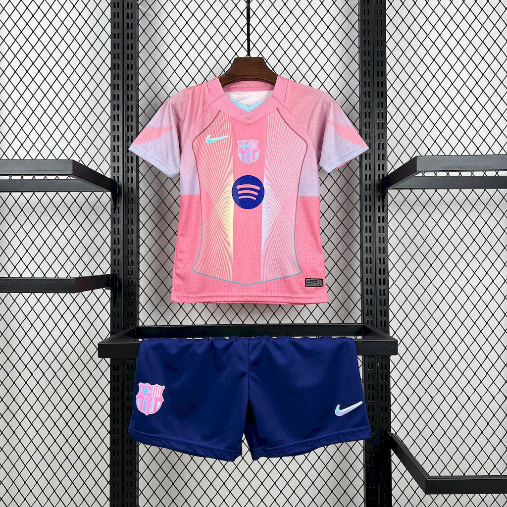 2025-2026 KIDS FC Barcelona Special Edition Football Shirt 1:1 Thai Quality- Maxi Kit