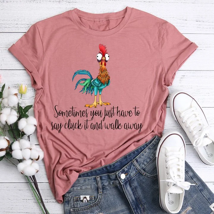 Funny Chicken T-shirt Tee-05027