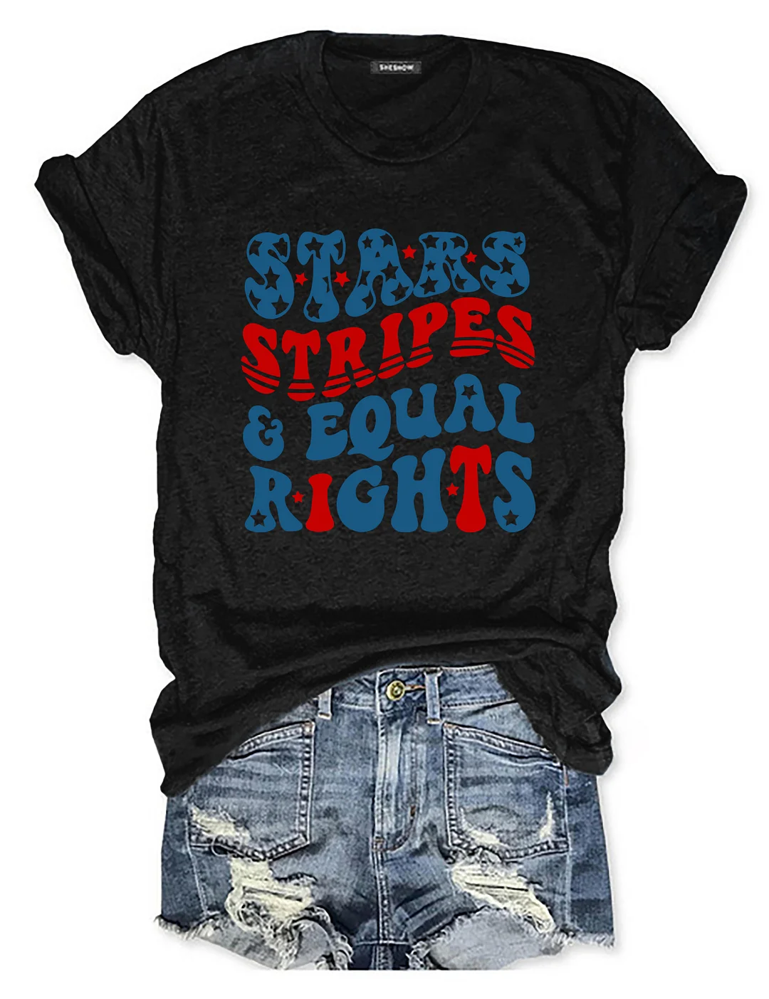 Stars Stripes And Equal Rights T-shirt