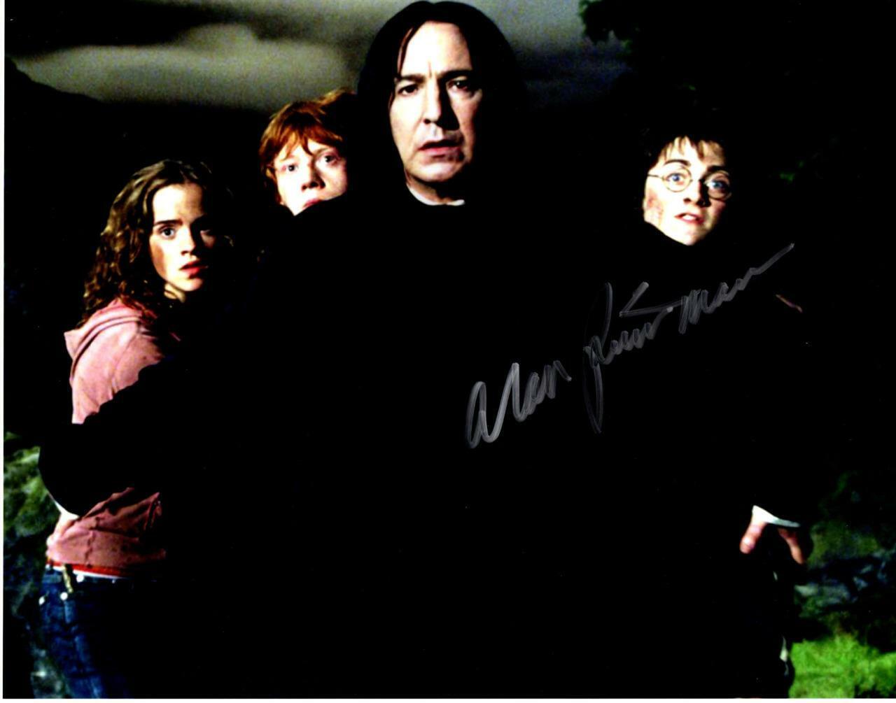 Alan Rickman signed 11x14 Picture autographed Photo Poster painting Nice Photo Poster painting with COA