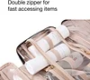 Portable Toiletry Bag Water-resistant Makeup Cosmetic Travel Bag Organizer with Hanging Hook