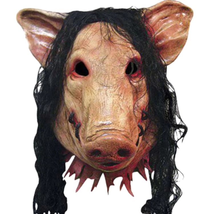 Latex Pig Head Mask Halloween Horror Mask