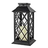 Retro Lantern Candle Twinkle Lamp LED Solar Light Garden Hanging Decoration