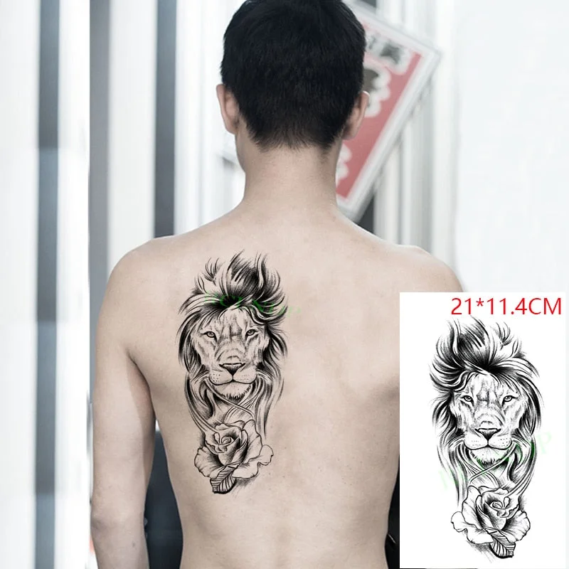 Waterproof Temporary Tattoo Sticker Arabic Letter Heart Love Pattern Personality Fake Tatoo Flash Tatto for Girl Women Men