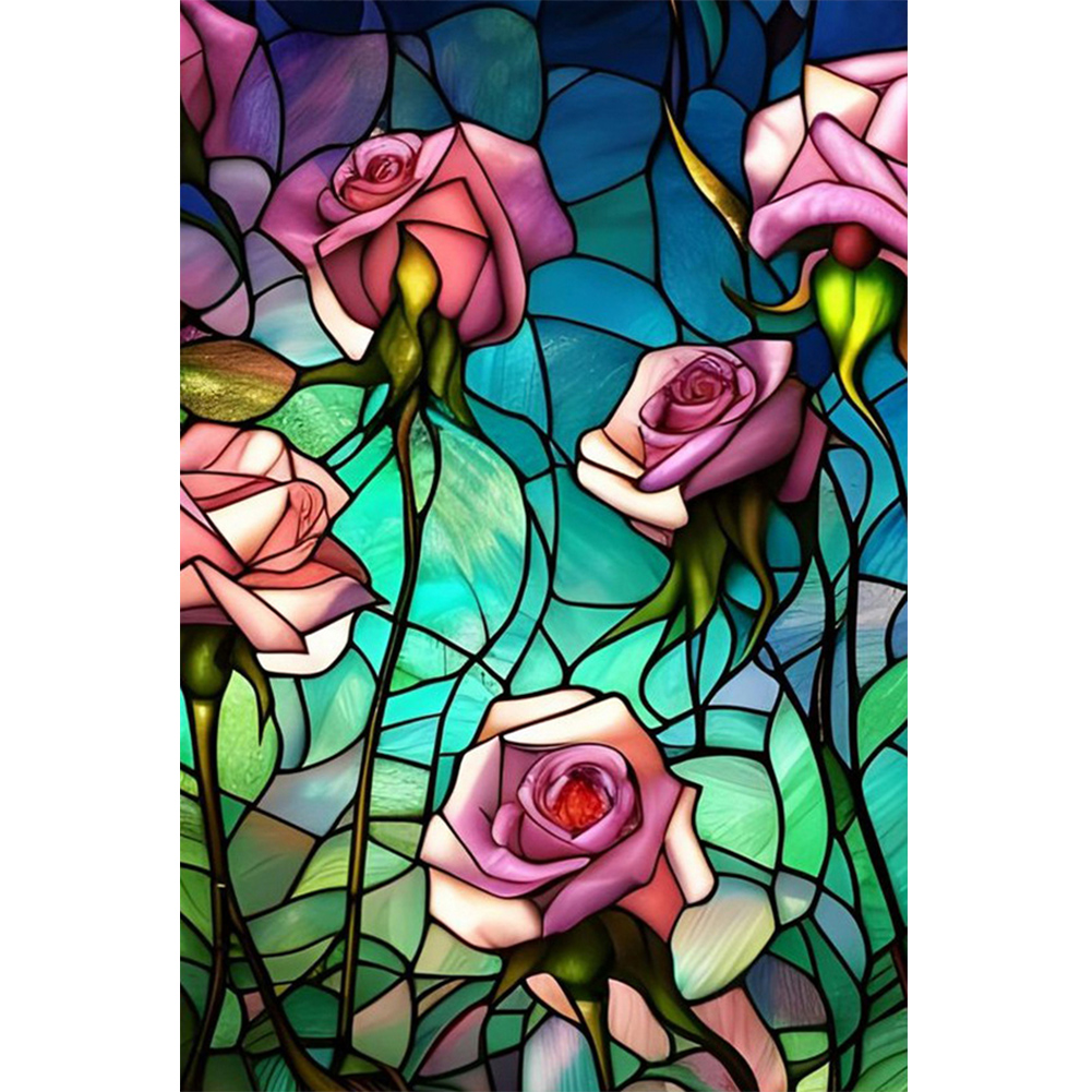 Full Round Diamond Painting Rose(40*60cm)