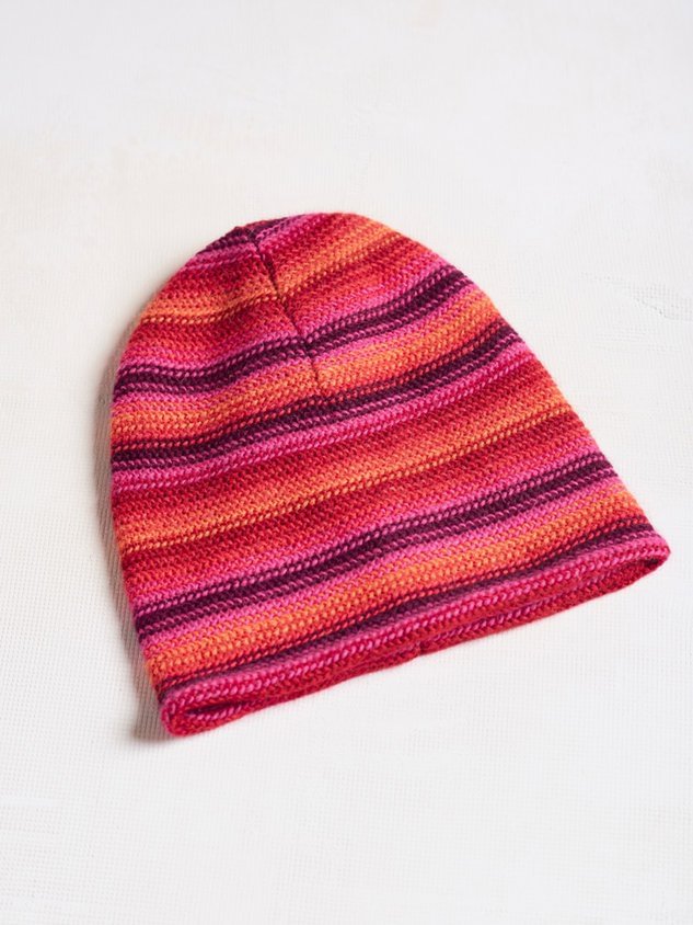 Bohemian Striped Knitted Hat