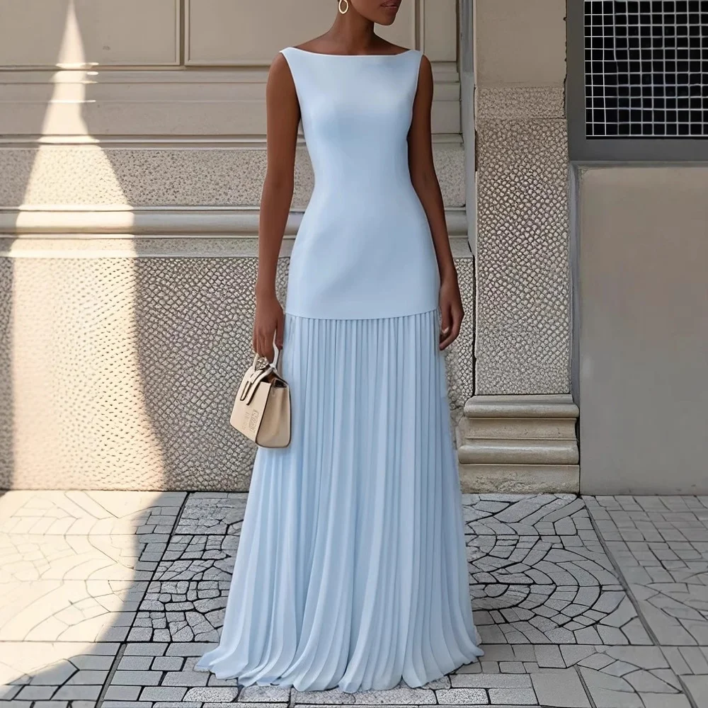 Athvotar Athvotar Shein Elegant Dress Party Vest Half Skirt Fold Two Sets