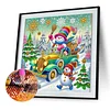 Schneemann 5d DIY Diamond Art Malerei Sets spezielle Form Teilbohrer Kunst 30x30cm