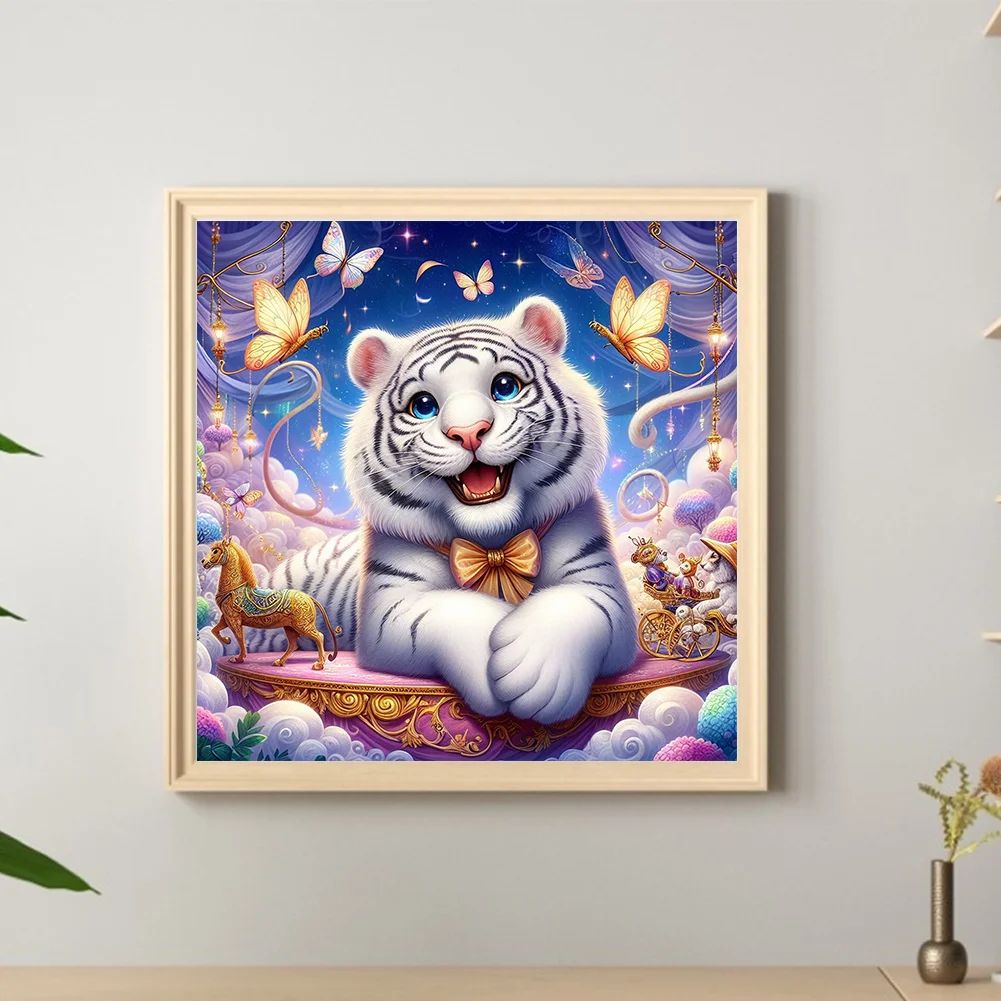 Diamond Painting - Full Square Drill - Gentleman Tiger(Canvas|35*35cm)