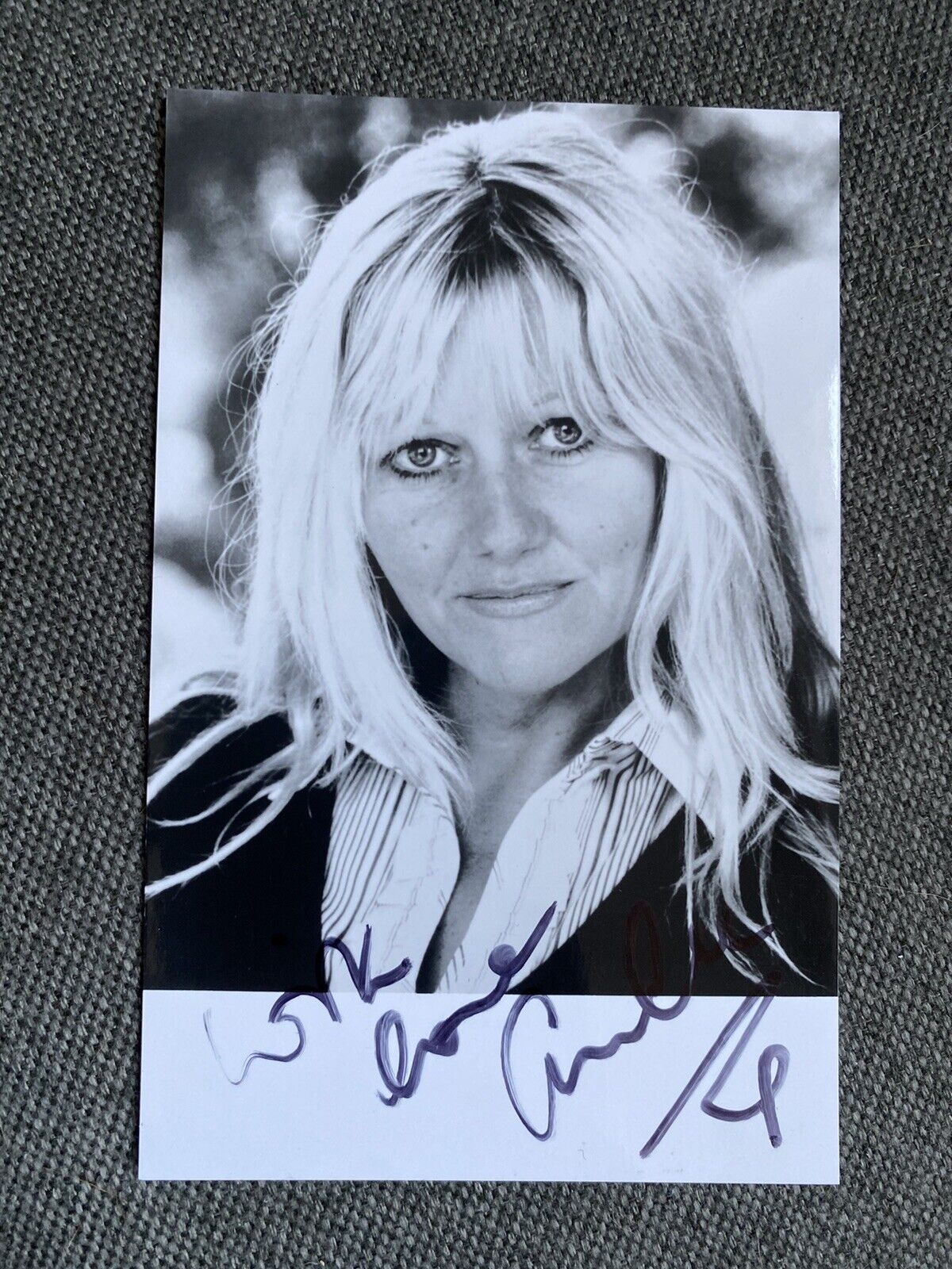 Camille Coduri Autograph Card 3 1/2x5 1/2in Autographed Signed