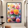 Peony Vase-11CT Stamped Cross Stitch 50*70cm/19.69*27.56in(Big Size) tapestrymarket