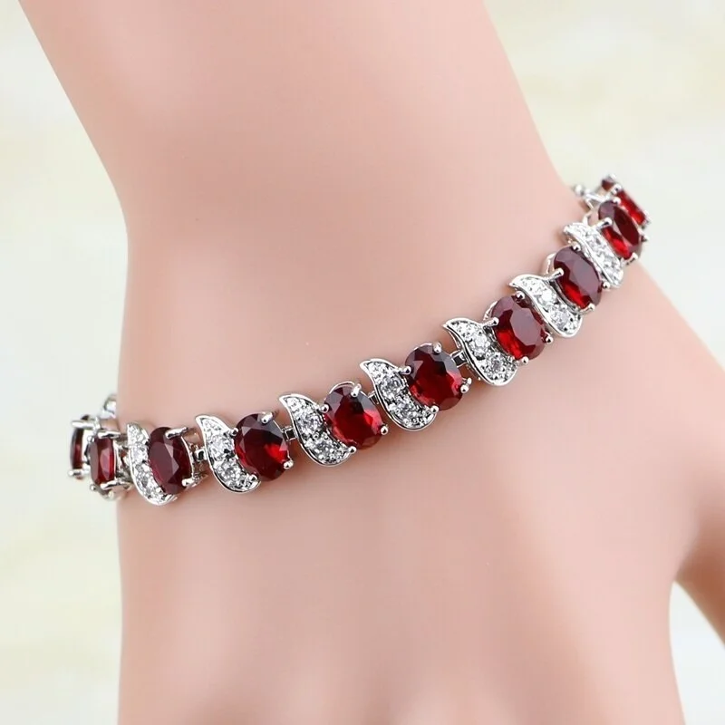 UsmallLifes King Ladies Colorful Crescent Bracelet Luxury Designer Charms for Bracelets ELCNEPAL