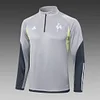 Joyfball 2024/2025 Atl&eacute;tico Mineiro Half-Pull Training Suit Light Gray Football Shirt 1:1 Thai Quality