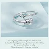  Guitar Shaped Ring 925 Sterling Silver