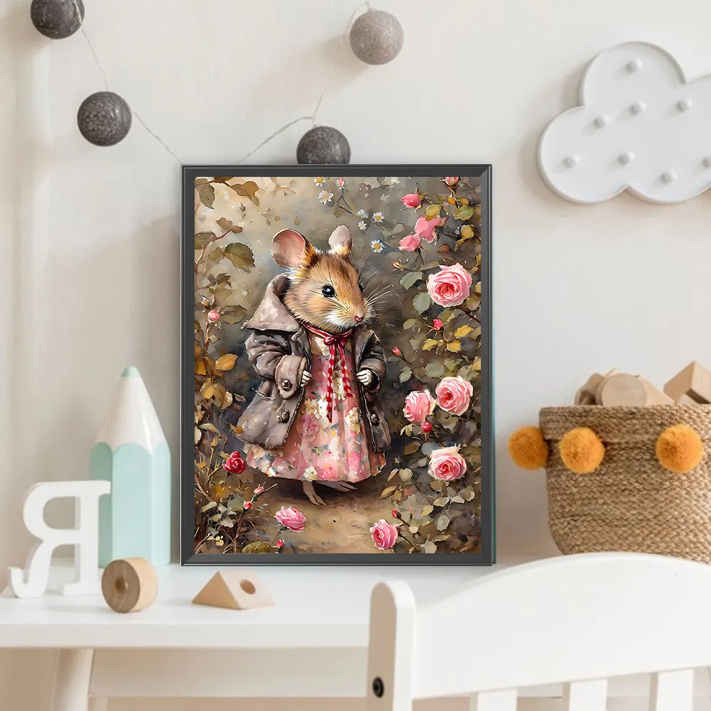 Diamond Painting - Full Round Drill - Rat(Canvas|30*40cm)