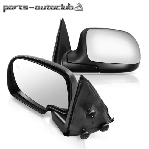 Dronehint Fits 1999-2002 Chevy GMC Truck Chrome Heated Power Side View Mirrors LH+RH Pair (For: GMC) Parts