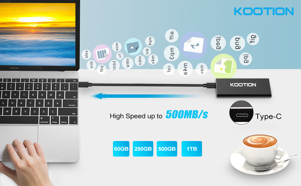 SSD External Hard Drive 250GB