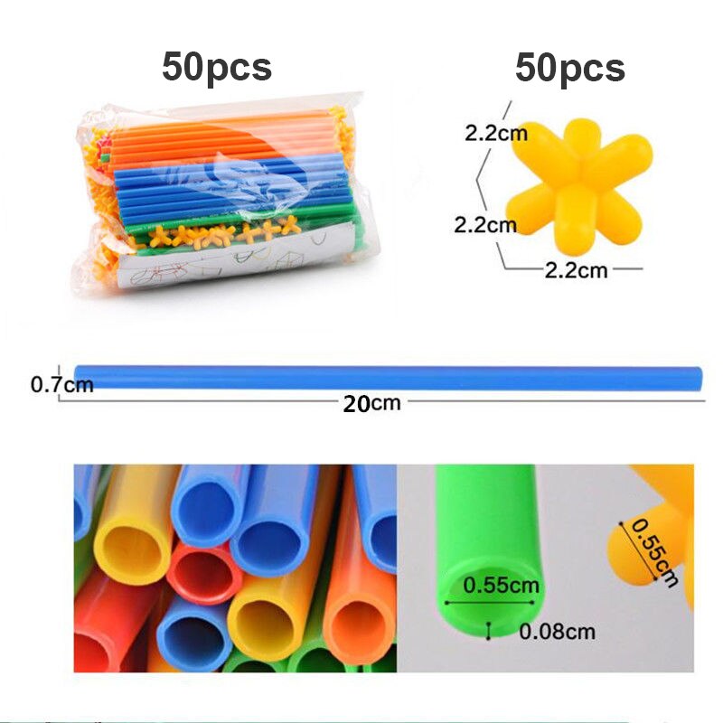 Soft straw Magic smart stick building blocks Build Splice diy | 168DEAL