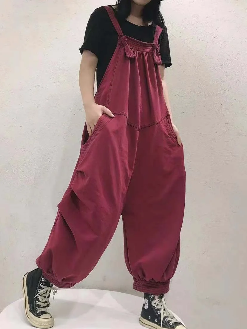 Women Half Sleeve V-neck Solid Color Dress