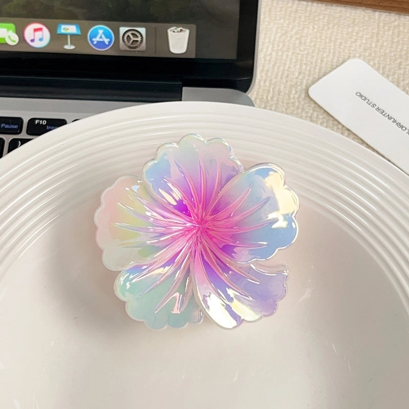 Vacation Sweet Korean Style Women’s Flower Acetic Acid Sheets Hair Claws