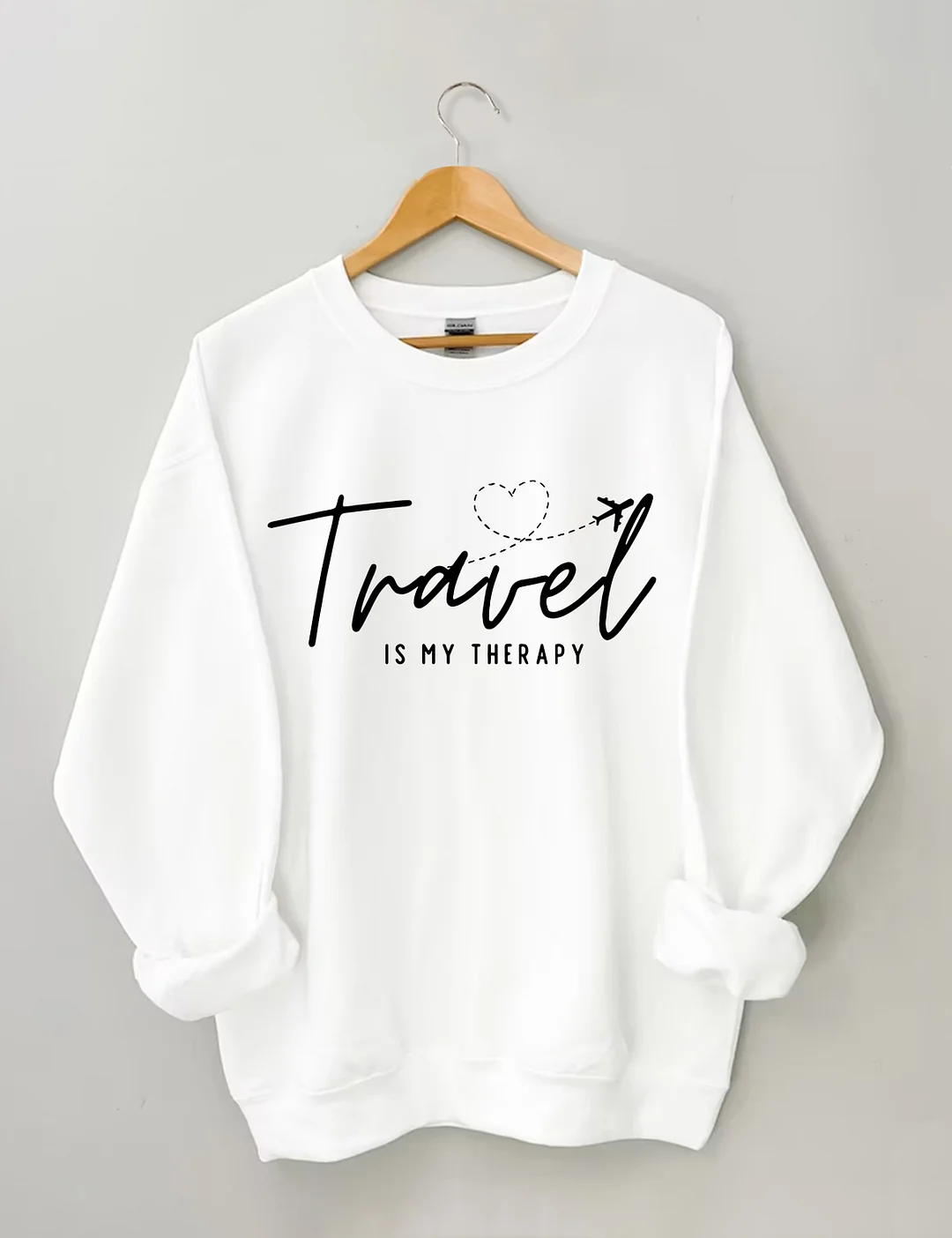Travel Is My Therapy Sweatshirt