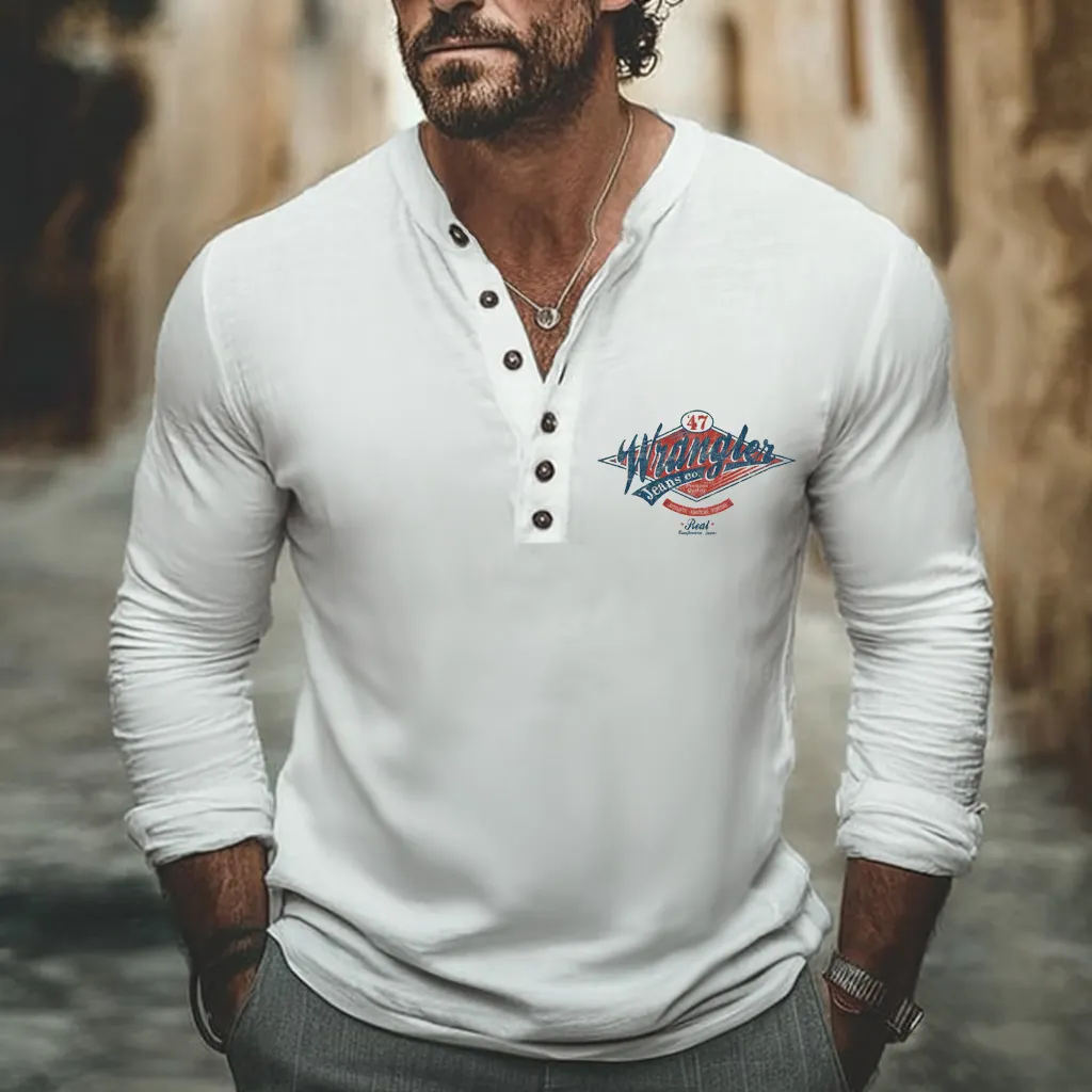 Stylish Henley Shirt For Men