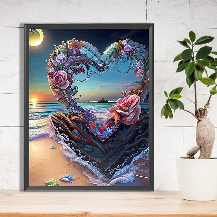 Beach With Love - Diamond Paintings 