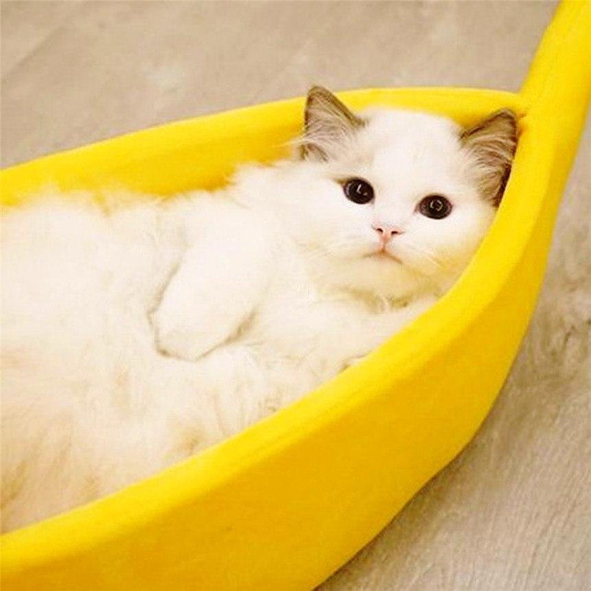 Banana Soft Pet Bed