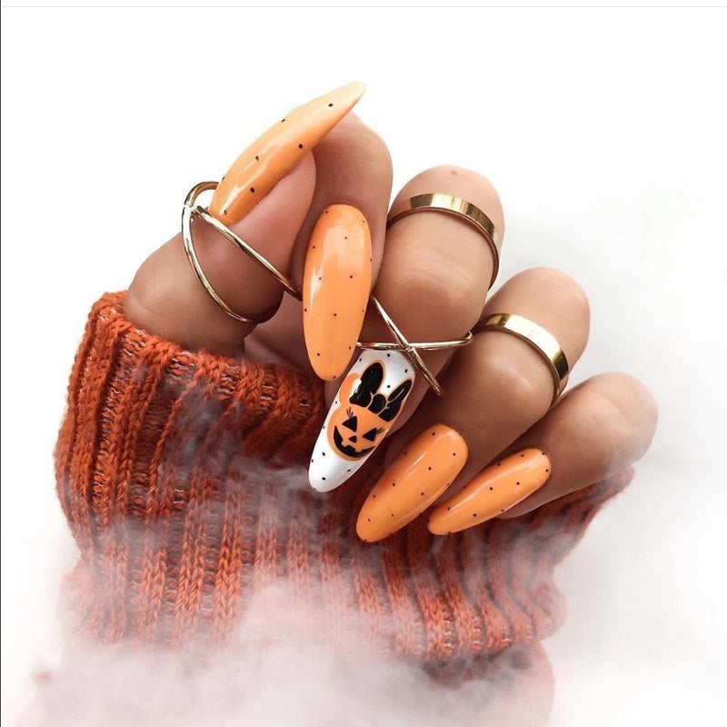 Halloween Cool Style Blood Stains Press-on Nails 1 Set
