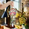 2pcs Hedgehog Diamond Painting Double-sided Crystal Window Suncatcher Craft Set Birthday Gifts Home Garden Decor Hanging Kit