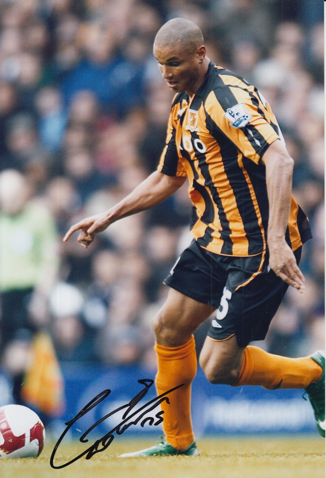 HULL CITY HAND SIGNED DANIEL COUSIN 12X8 Photo Poster painting 1.