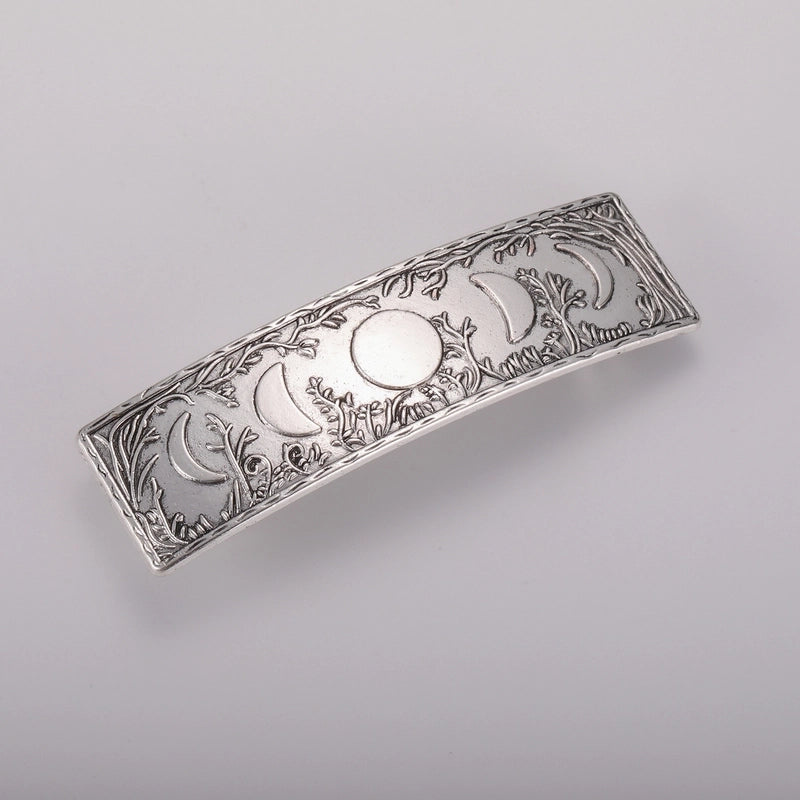 Women’s Retro Minimalist Moon Alloy Plating Hair Clip