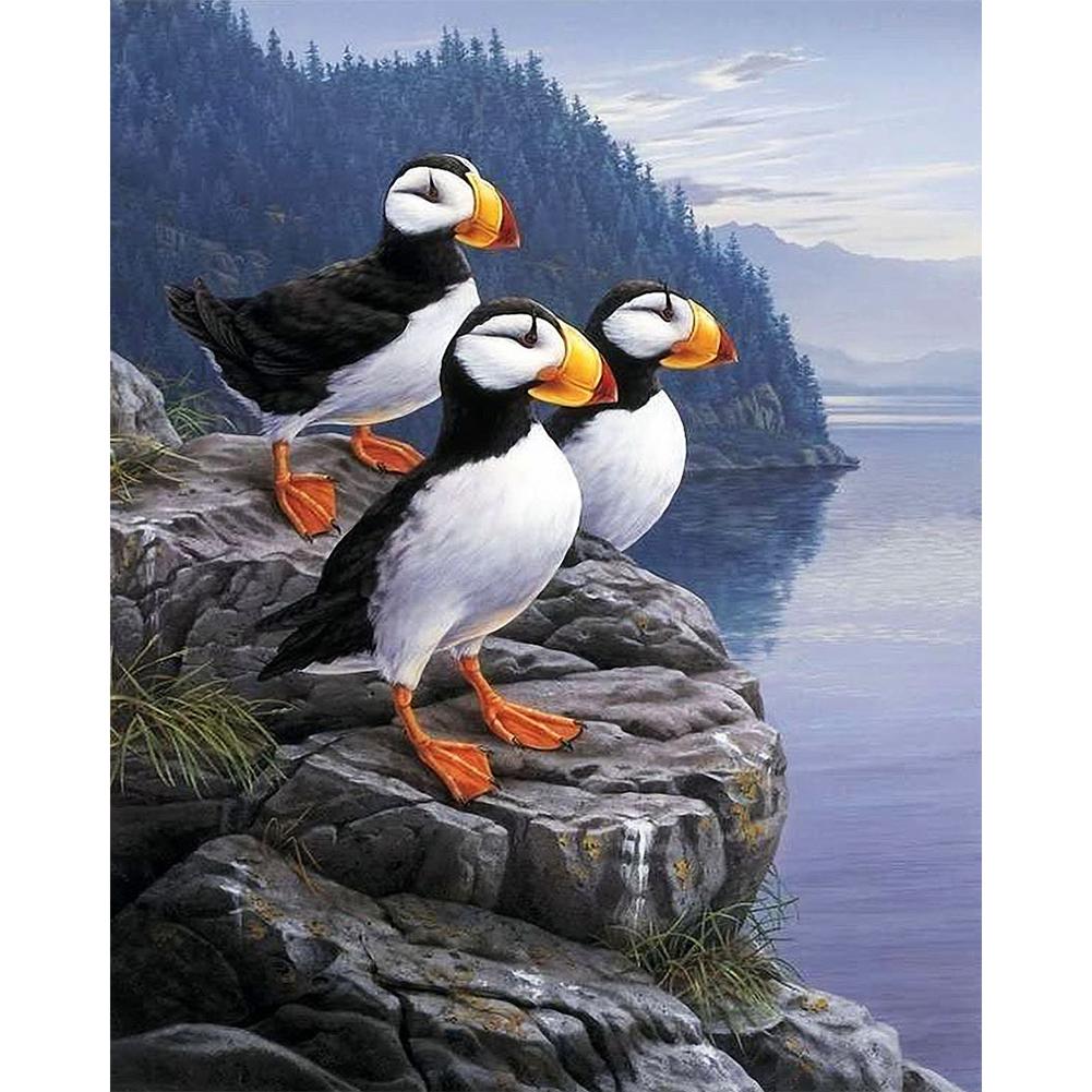 

40x50cm - Paint By Numbers Animal River, 501 Original