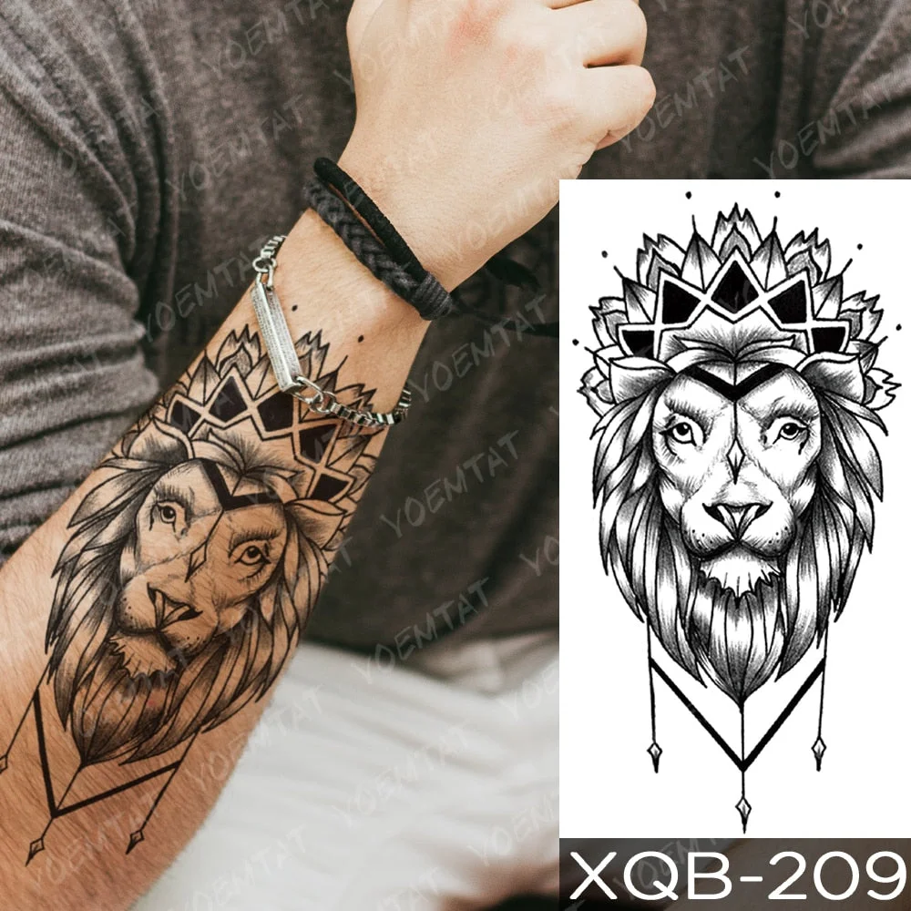 Waterproof Temporary Tattoo Sticker Old School Moth Butterfly Tatto Compass Flowers Wing Clock Body Art Arm Fake Sleeve Tatoo