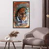 Diamond Painting-DIY Full Round Drill Tiger(70*40CM)
