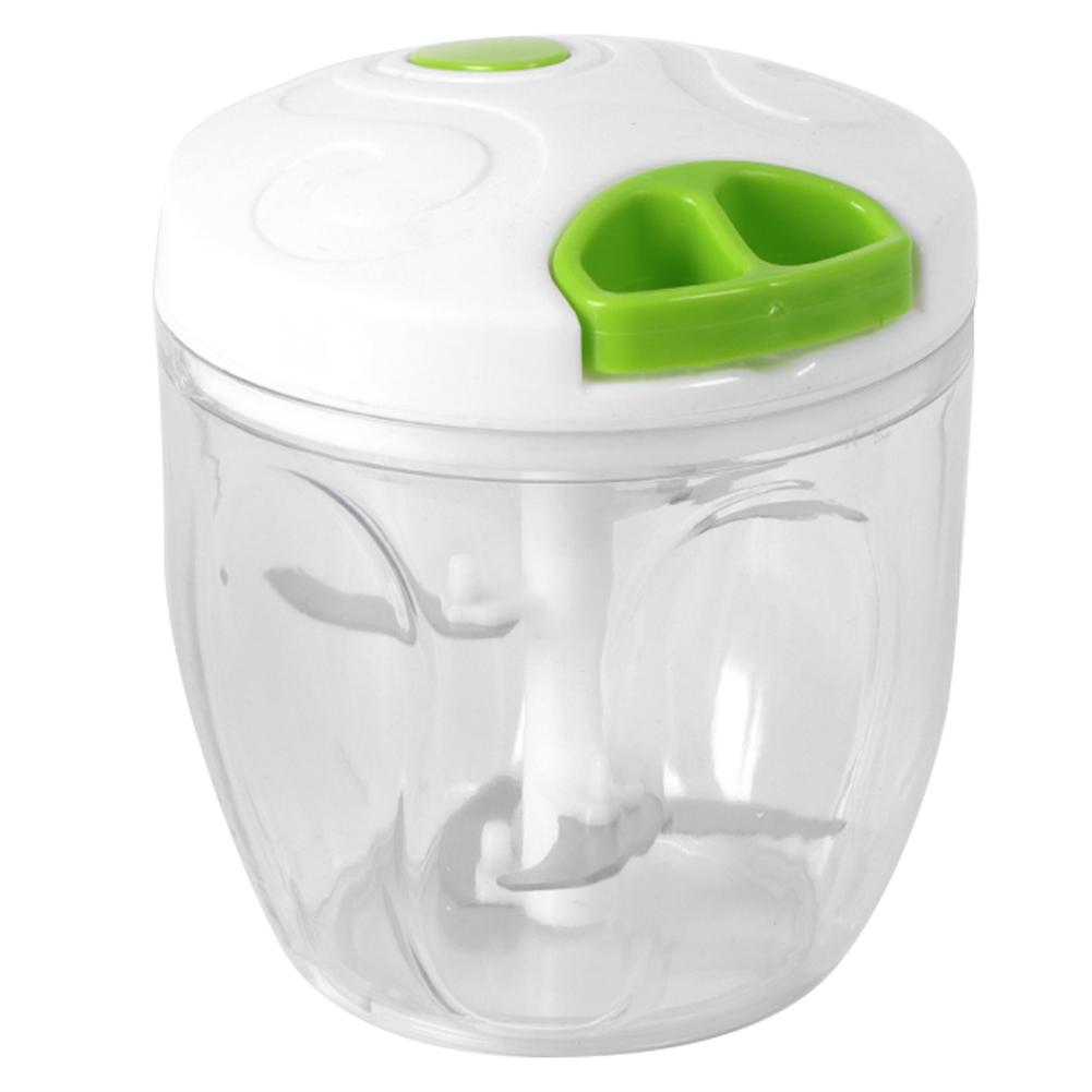 

900ml Food Cutter Vegetable Shredder Chopper Slicer Meat Grinder Egg Whisk, White, 501 Original
