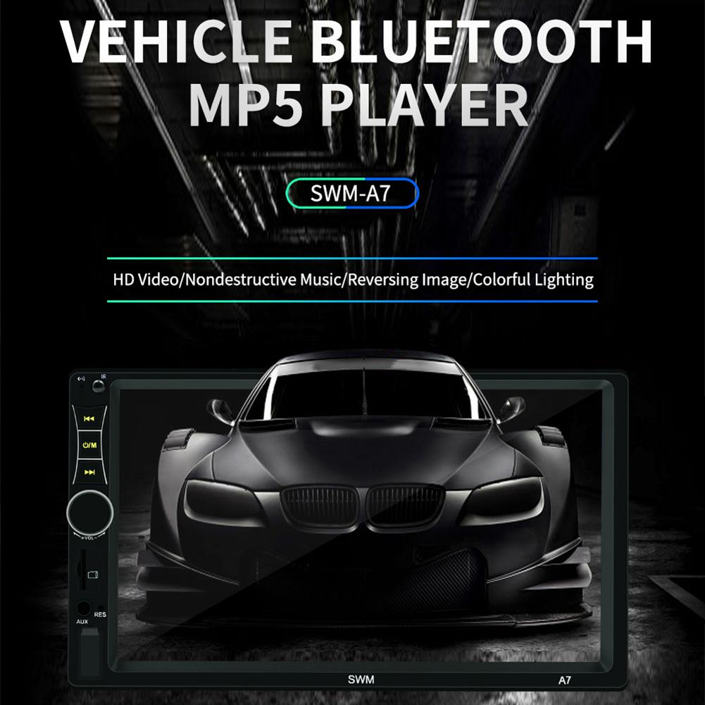 

SWM A7 2 DIN Car Stereo 7 inch Touch Screen Bluetoooth AUX U Disk Radio, 501 Original
