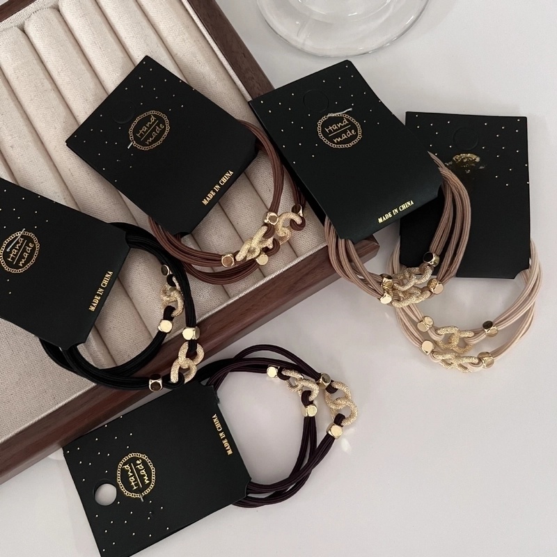 Women’s Casual Minimalist Geometric Rubber Band Hair Tie