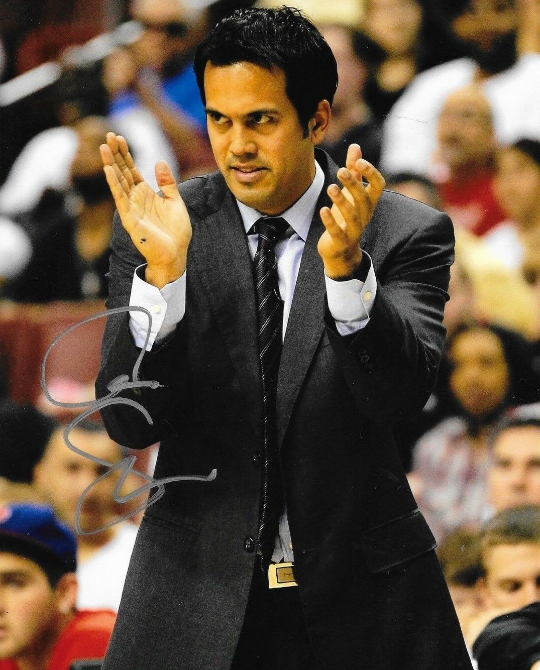 Erik Spoelstra signed Miami Heat 8x10 Photo Poster painting autographed