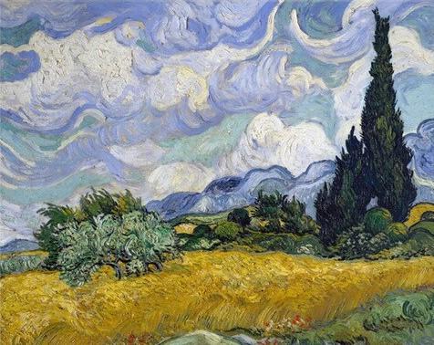 

Wheat Field with Cypresses Van Gogh – Paint By Numbers - 40*50CM, 501 Original