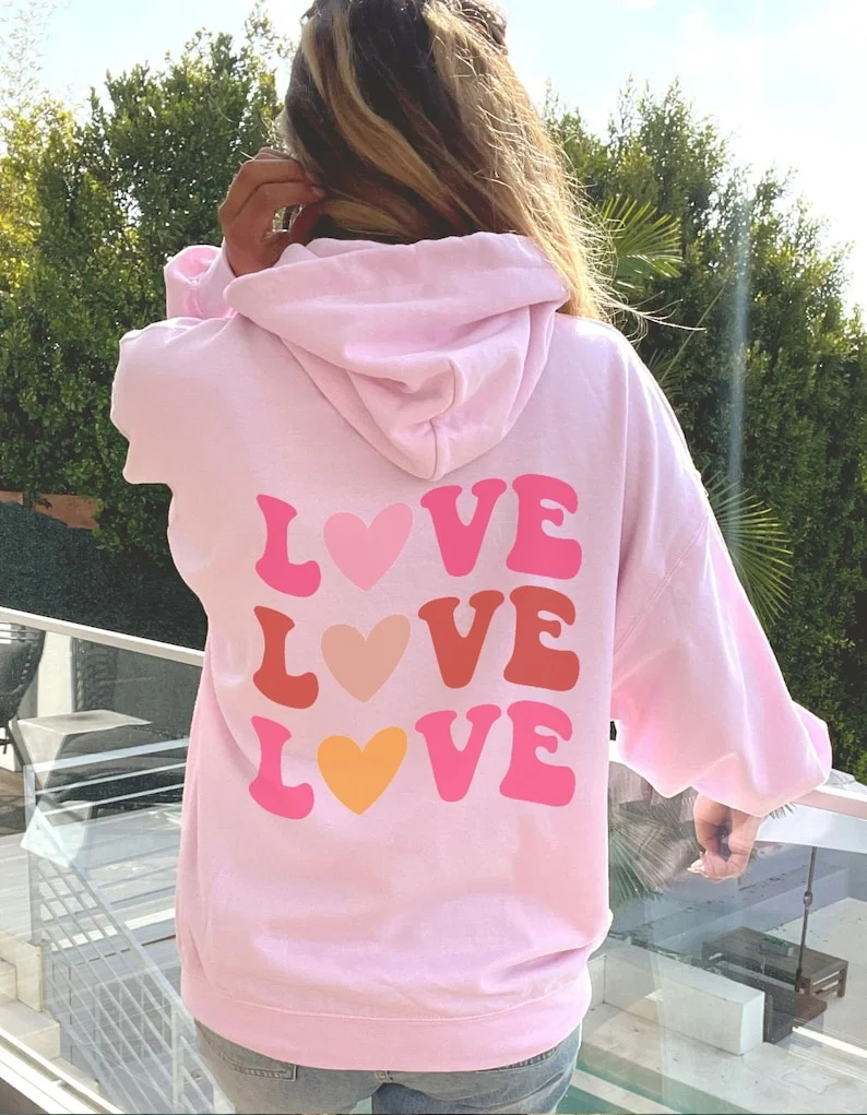 LOVE LOVE LOVE Hoodie   August Lemonade