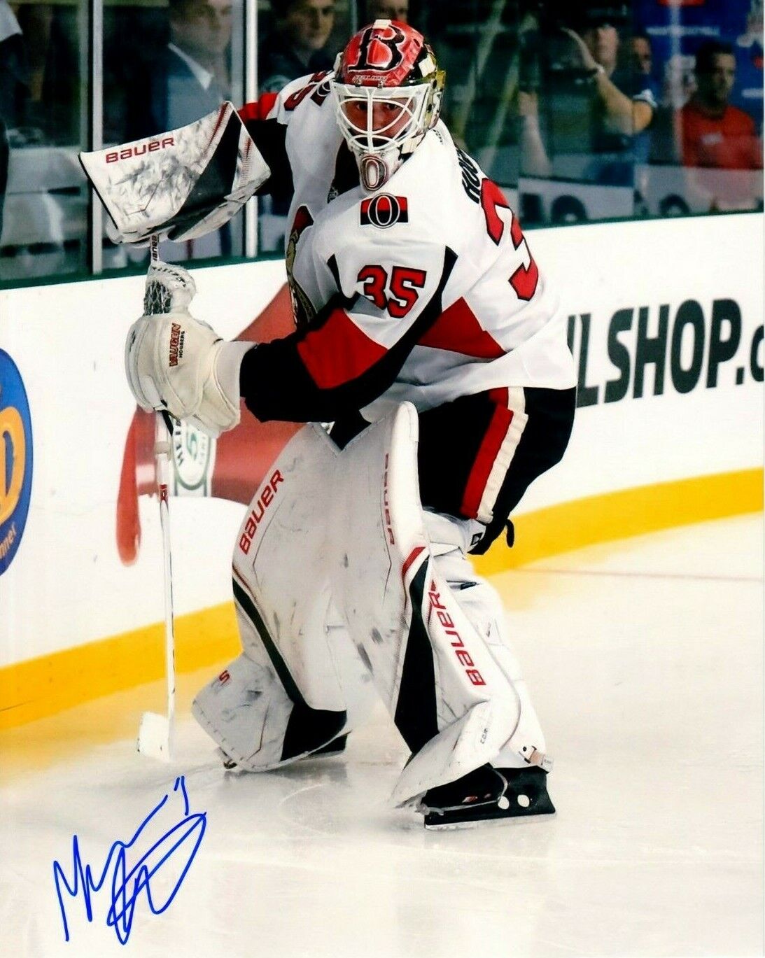 MARCUS HOGBERG autographed SIGNED OTTAWA SENATORS 8X10 Photo Poster painting #2