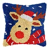 Christmas-DIY Latch Hook Rug Pillowcase Kits 43*43cm